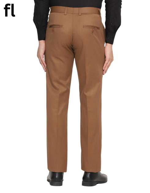 Men's Formal Brown Premium Pant Suiting Stuff Export Quality